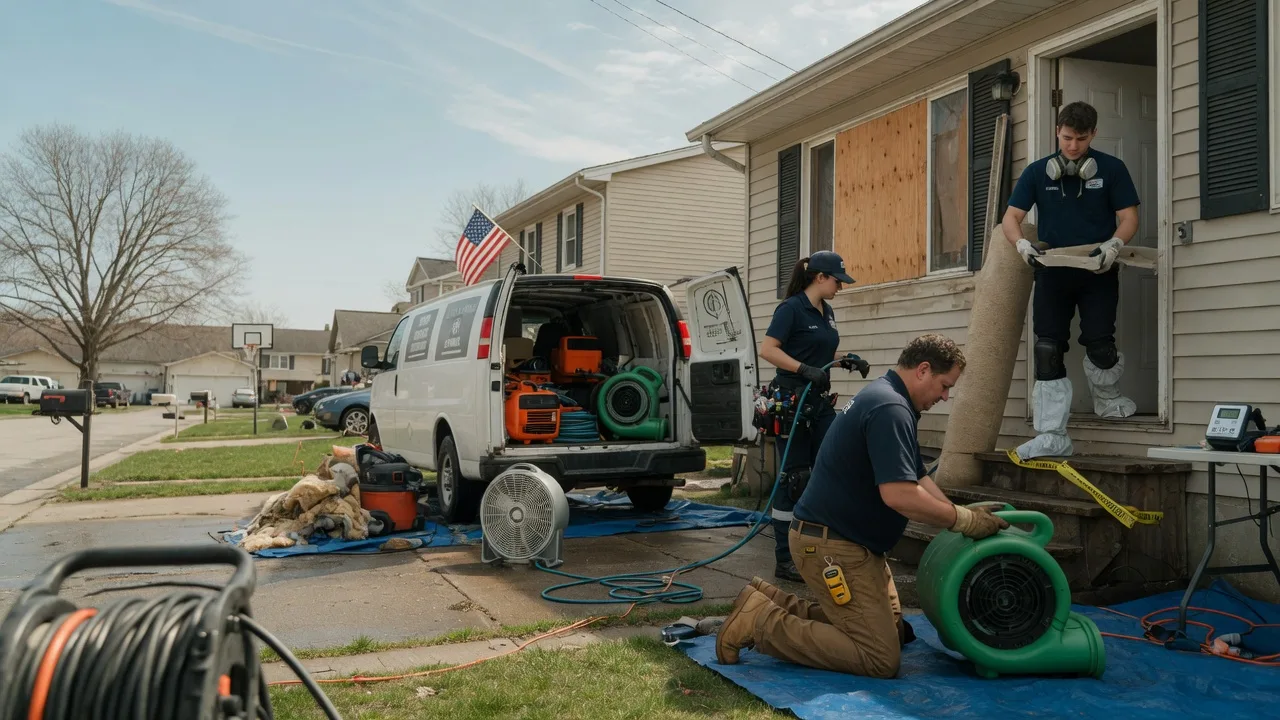 Water Damage Restoration in Oakville, IN near me
